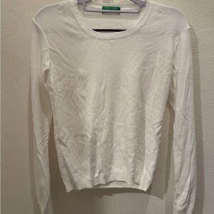 United Colors Of Benetton White Sweater